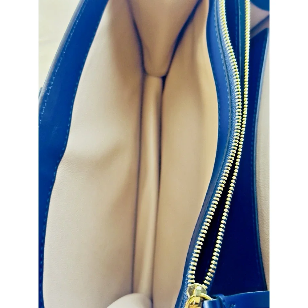 Chloé Limited Edition Paddington Shoulder Bag ~White, Navy & Brown Leather~